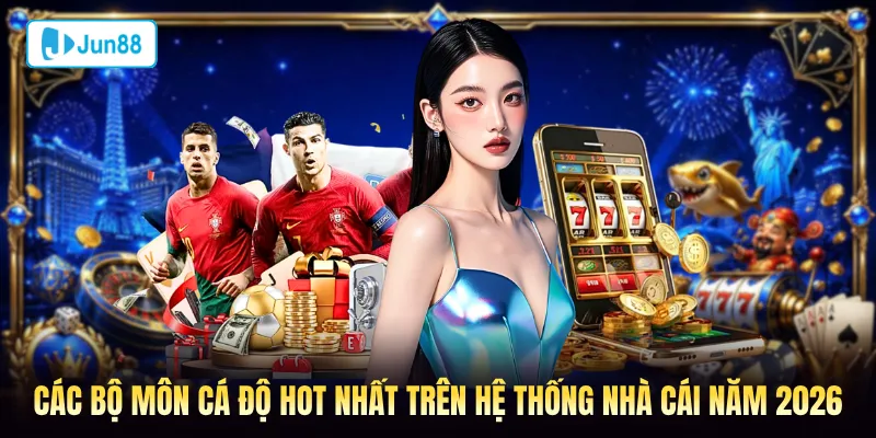 Các bộ môn cá độ hot nhất trên hệ thống thể thao Jun88 năm 2026